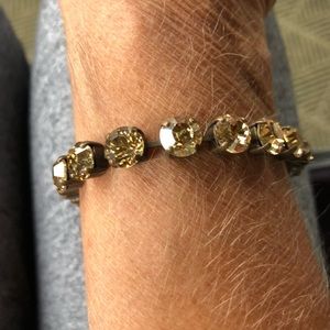 Sabika Gold Crystal Bracelet